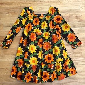 Gymboree fall sunflower dress - size 7, new